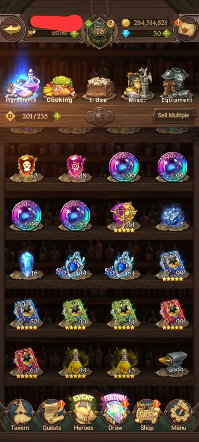 Conta 7DS Grand Cross com Gawain - Odin - Freyr LR