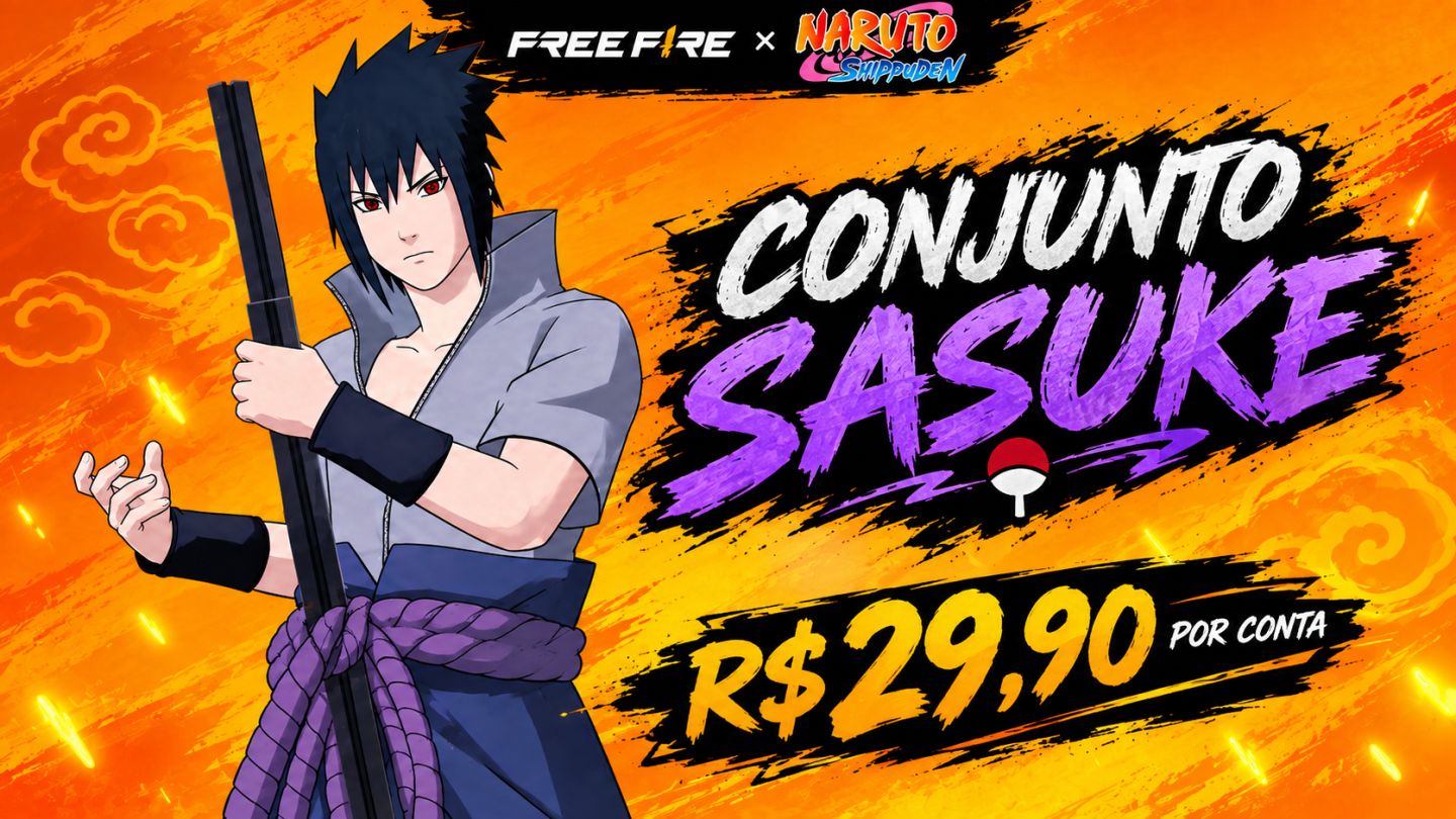 CONTAS GUEST FF - ( CONJUNTOS TEMPORADO DO NARUTO )
