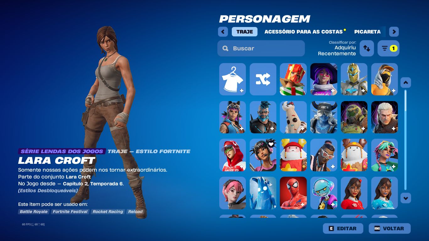 Conta FORTNITE a venda season 5, Skins antigas e Picaretas.