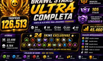 Conta Brawl Stars 126K+