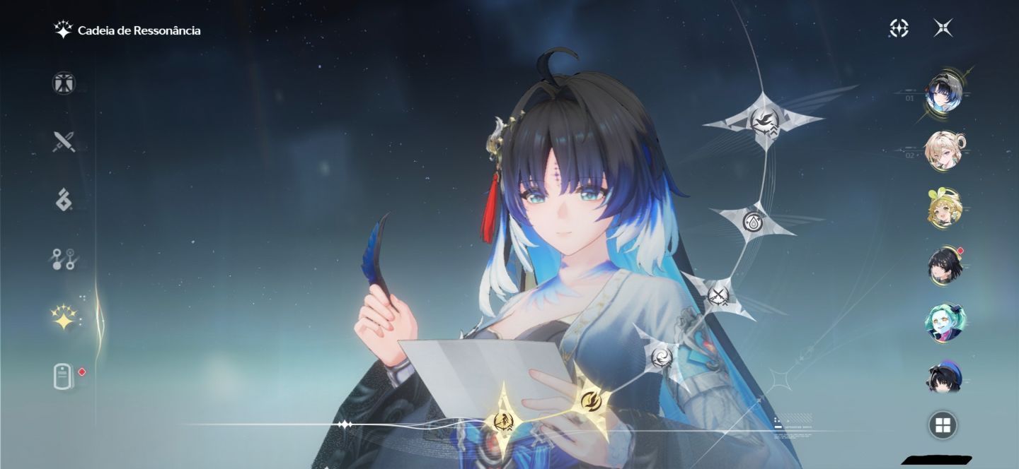 CONTA DE WUTHERING WAVES - Yangyang Xuangling S2R1, Chisa, Lynae, Rebeca