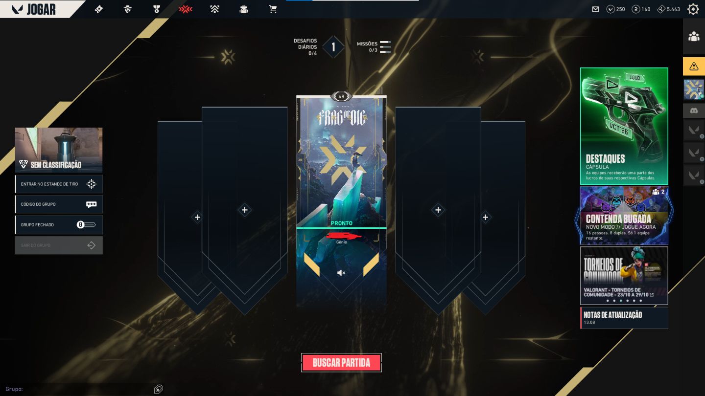 Conta Ouro I - Valorant e Tft com Skin de Vandal e Phantom(preço Negociavel)