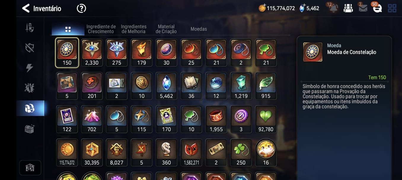 Conta Epic7 Endgame! Vários ML e Collab da Frieren.