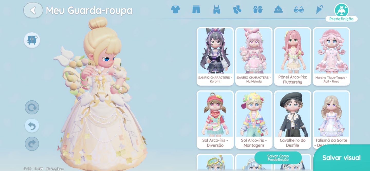 Venda de conta de heartopia com quase todos os itens do gacha de casamento