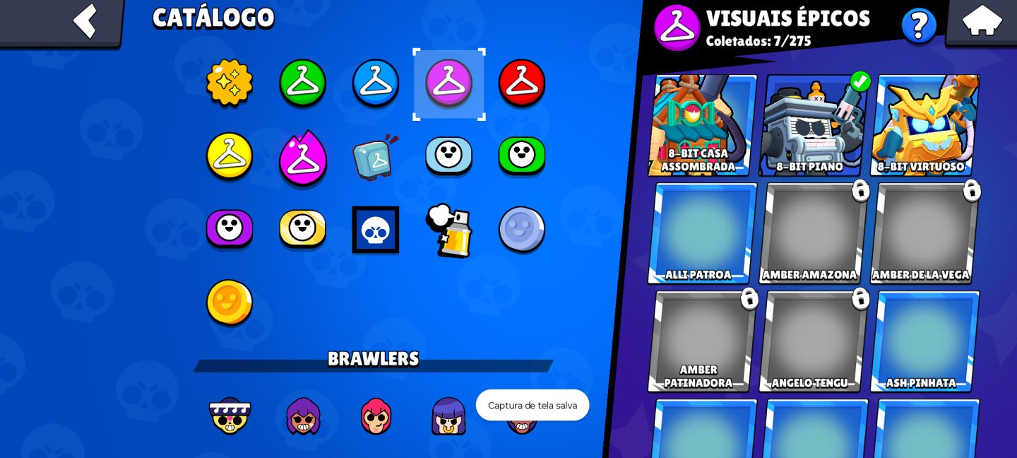 CONTA DE BRAWL STARS COM O PASSE COMPRADO