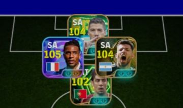 Conta Efootball Rara! Olise Liso + Aguero Blitz + Suarez Blitz + Vozinha e+++!