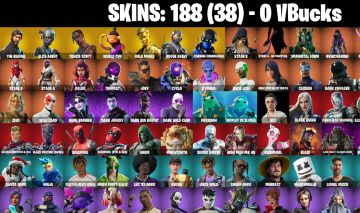 188 skins | Renegade Raider The Reaper | Travis Scott Mako Gold midas fresh