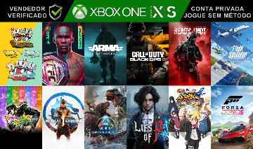 Contas NÃO COMPARTILHADAS - Jogos Xbox One / Series XS / Xbox 360 Mídia Digital