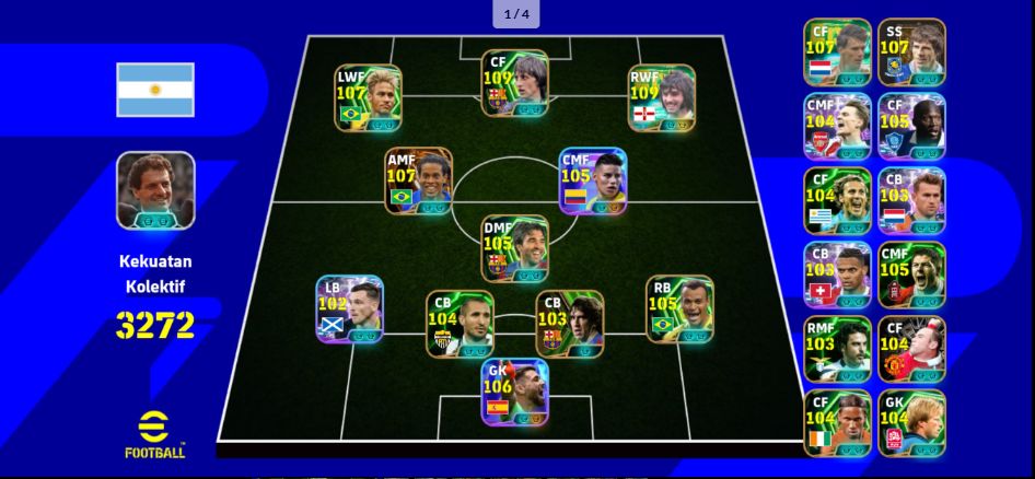 CONTA eFootball - 3272 OVER
