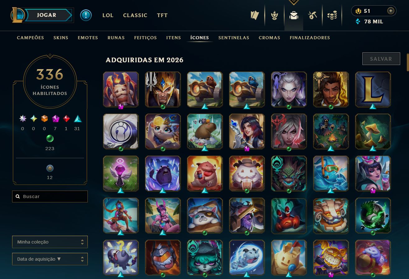 Conta League Of Legends Ouro 2 do Beta