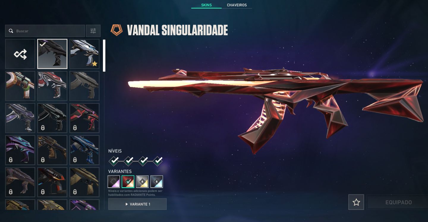 [10.000 VP NA CONTA] + Vandal Singularidade/Aeris + Facas Ayakashi e Aeris