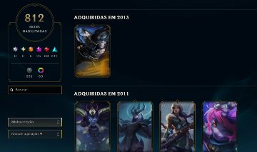 Conta LOL EX-Challenger SOLO DUO E FLEX / PAX TF / KAYLE JUIZA / 812 SKINS