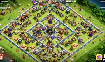 Conta Clash of Clans CV17 | UMA CV 13 DE BRINDE QUASE FULL RAPIDO