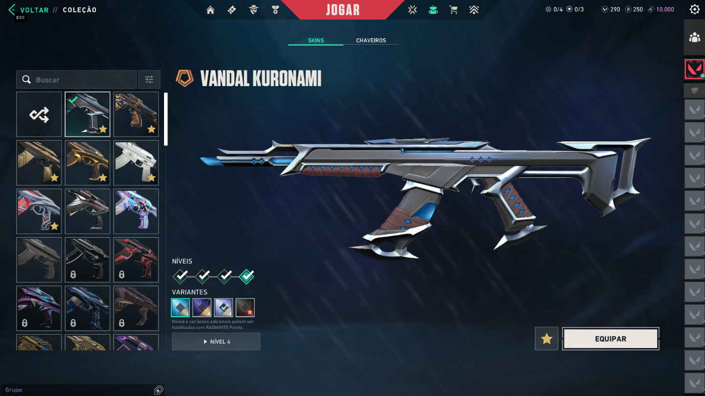 Conta Valorant +15 SKINS FA 40% OFF ( 1300 R$ GASTOS)