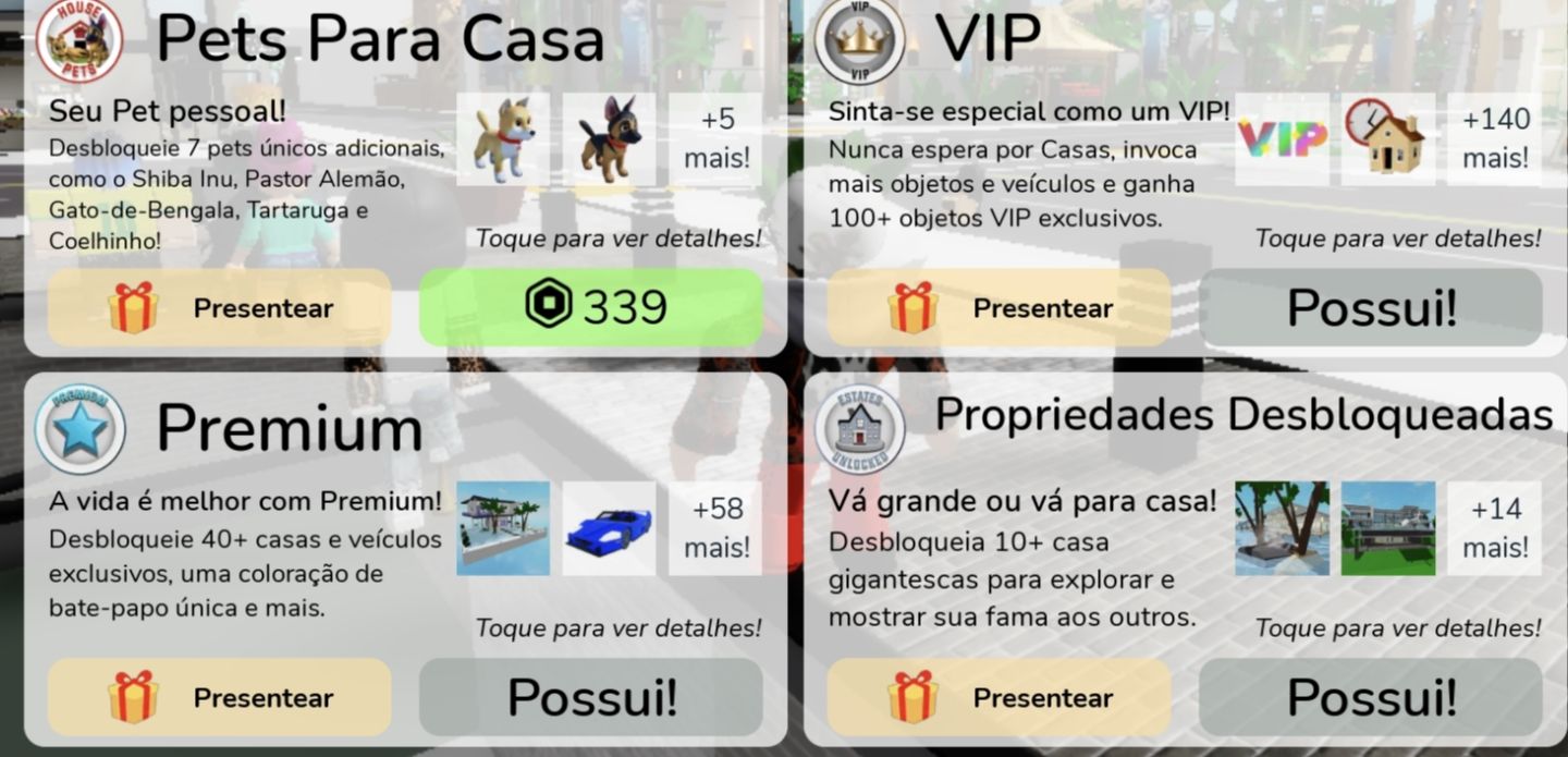 Conta de roube um ovo bem evoluída e uma brookhaven