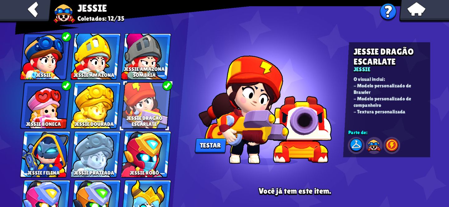 Conta de Brawl Stars antiga