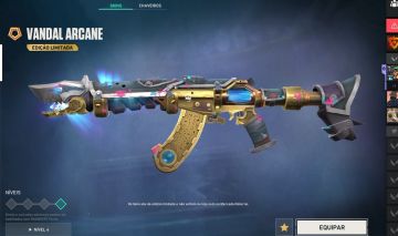 CONTA PLATINA NO VALORANT COM MUITAS SKINS - VANDAL ARCANE