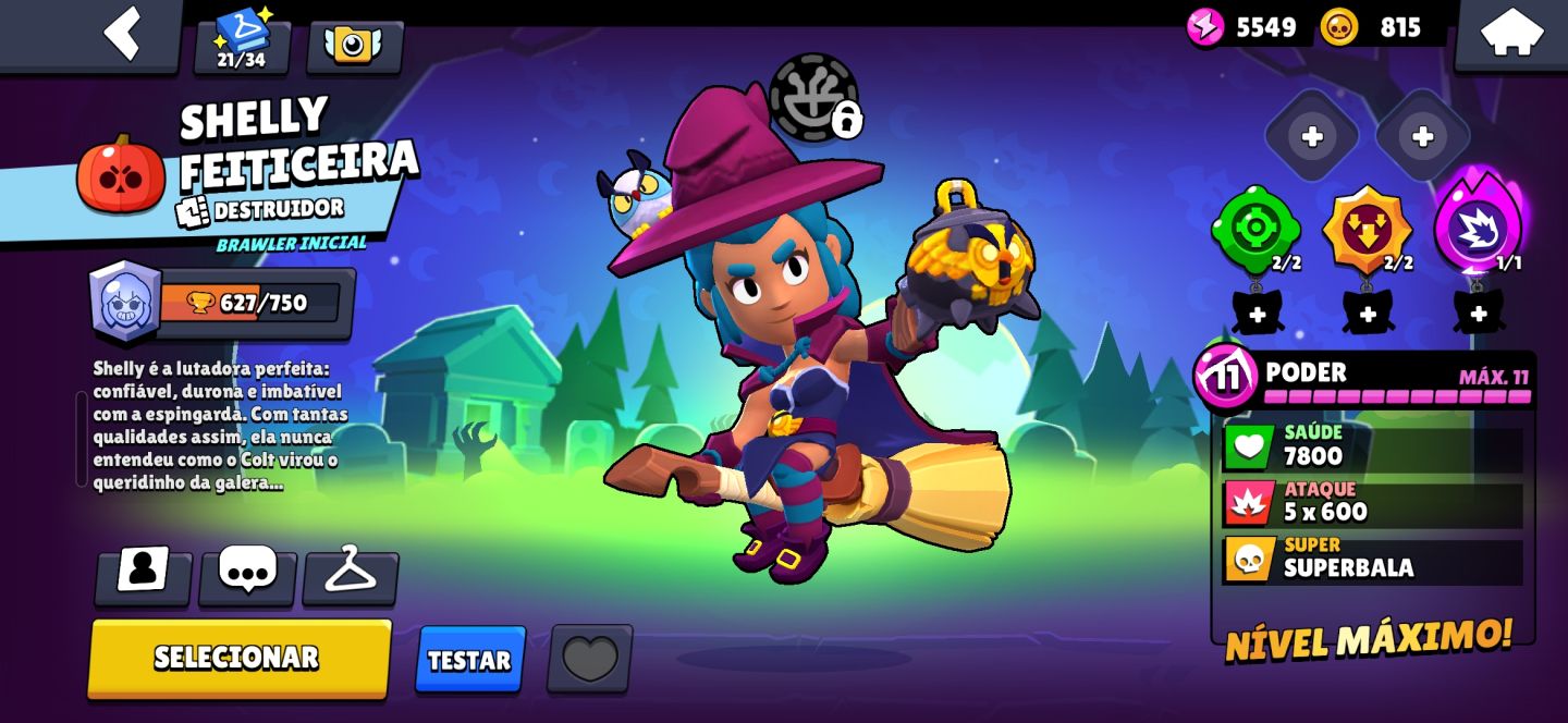 Conta brawl stars com skins mais raras do jogo