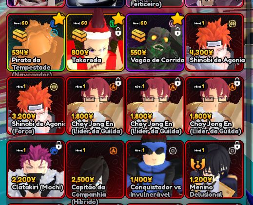 Conta Anime Vanguards para ir embora rapido!