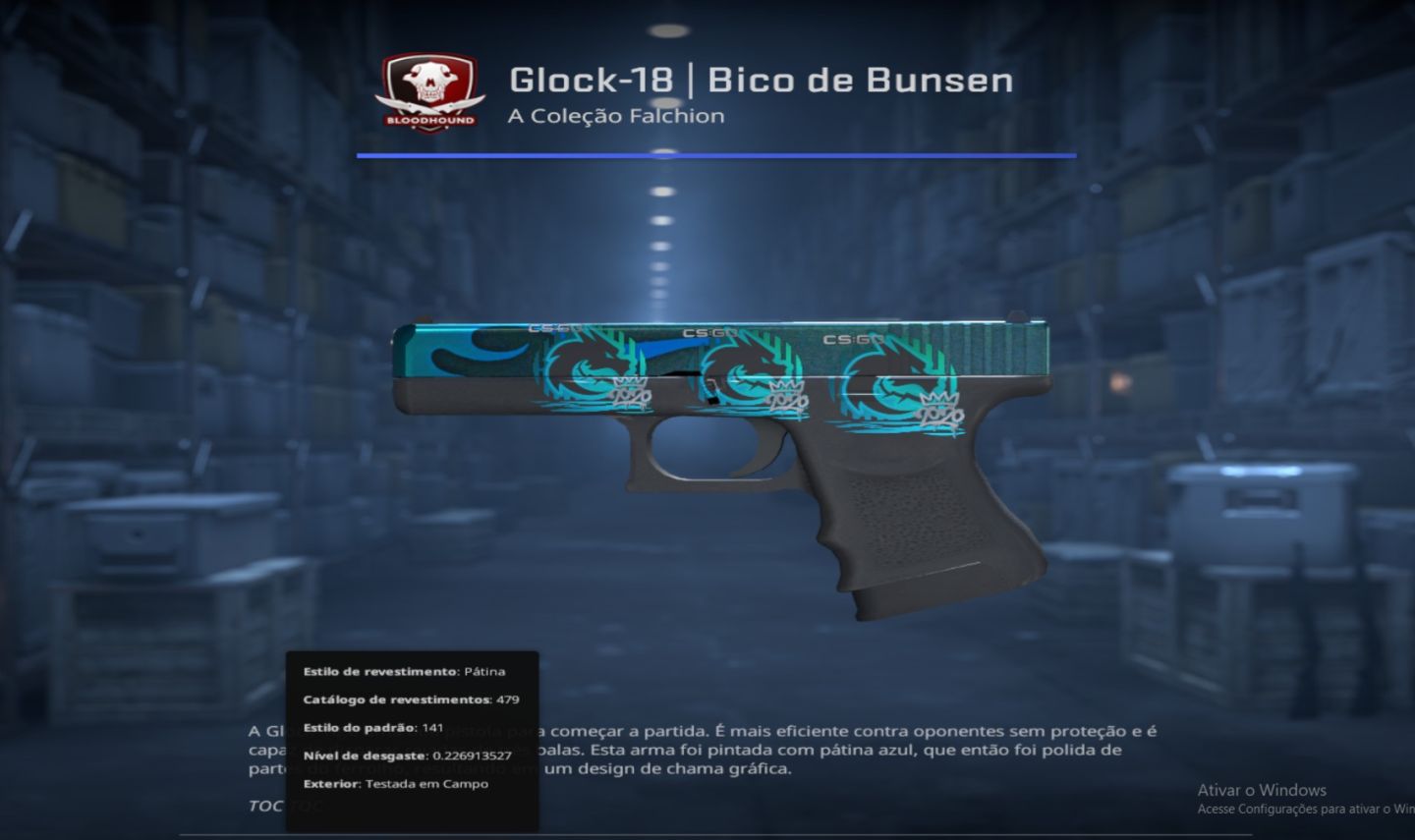 Glock-18 | Bunsen Burner / Bico de Bunsen - Field-Tested / Testada em Campo