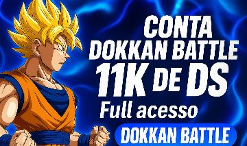Conta Dragon Ball Dokkan Battle Global com +11k de Ds
