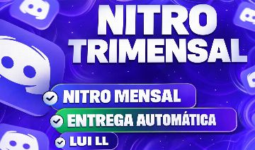 [ENTREGA AUTOMÁTICA] LINK NITRO GAMING MENSAL OU TRIMENSAL + 6 BOOST + CANVA PRO