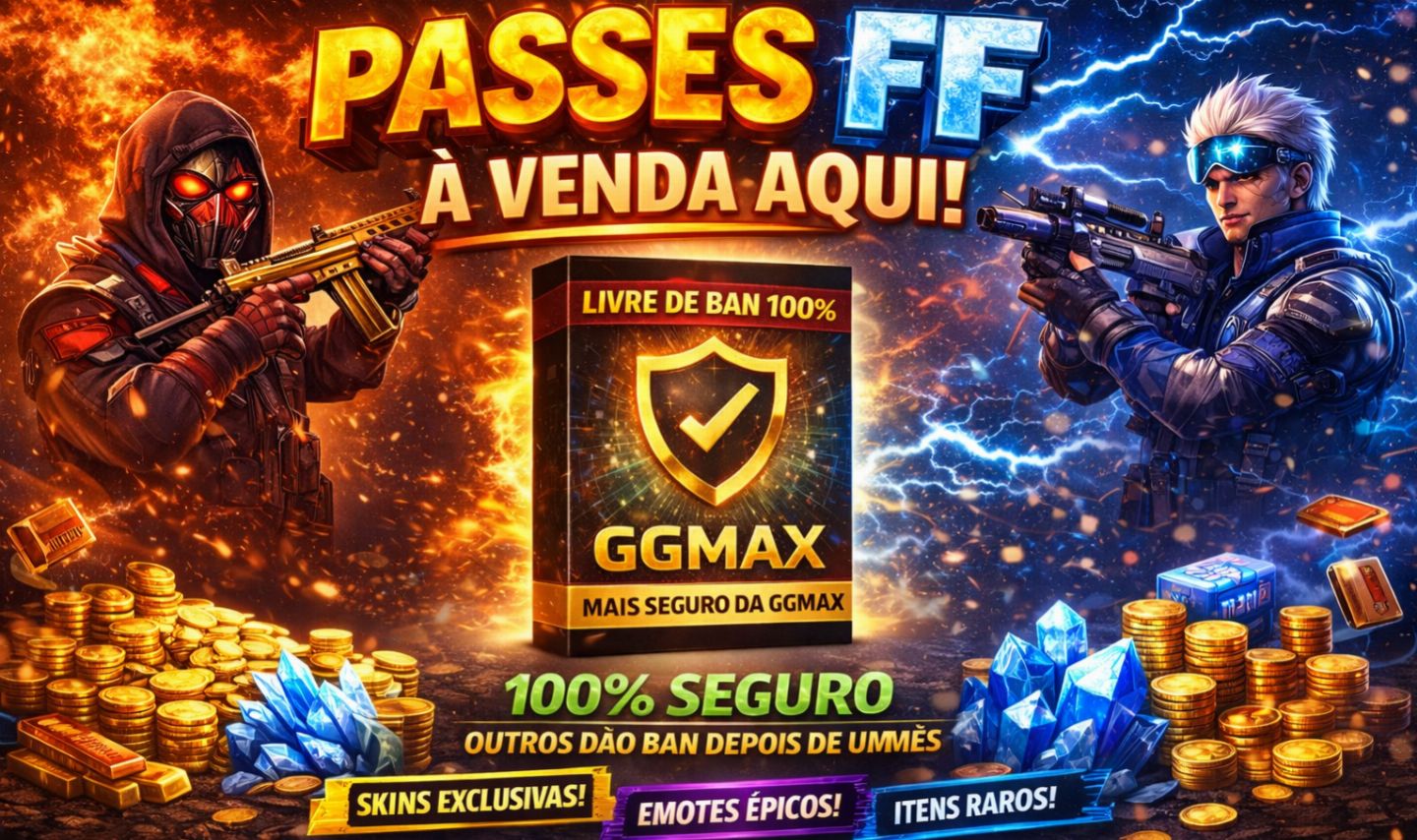 Passe free fire [ O MAIS SEGURO DA GGMAX LIVRE DE BAN 100% SEGURO VIA ID ]