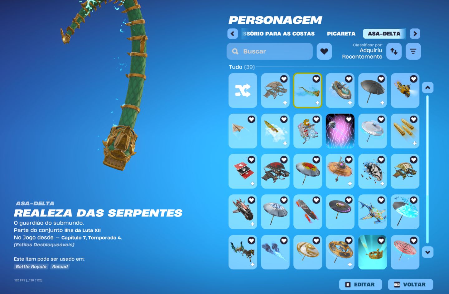 CONTA 6 ANOS DE FORTNITE TRYHARD