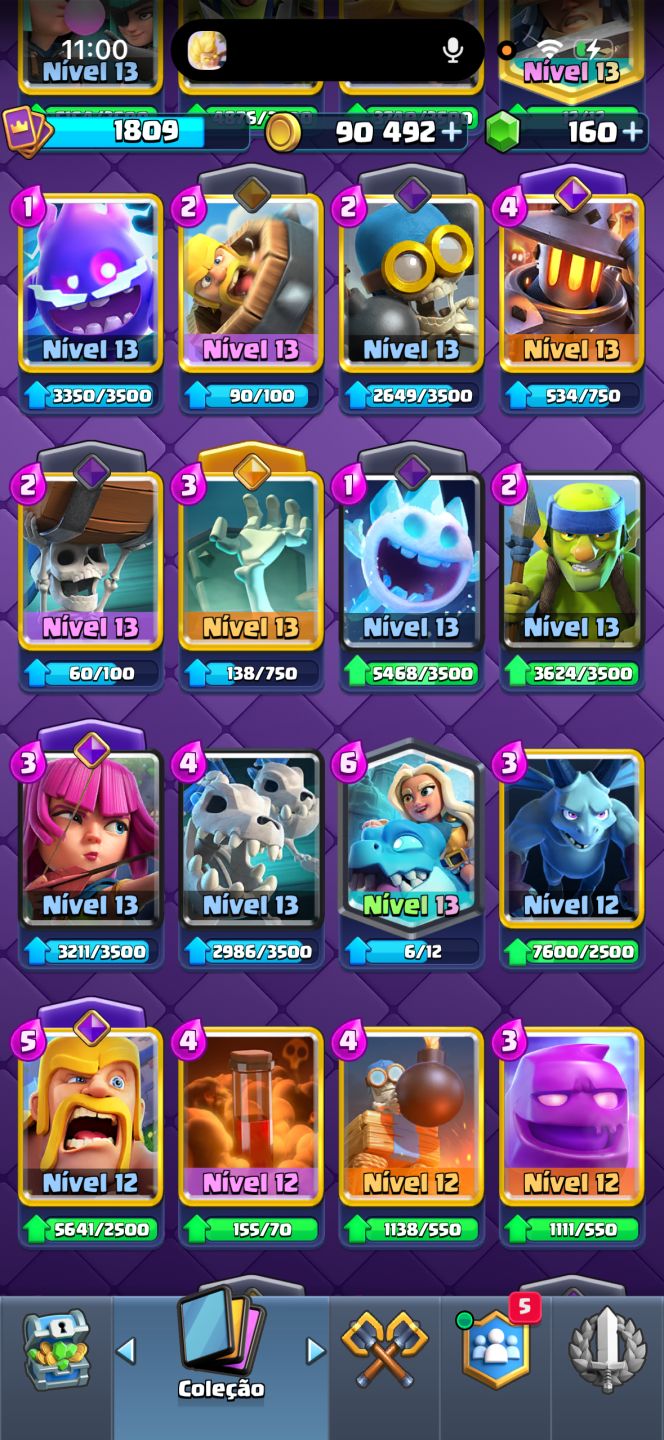 CONTA DE CLASH ROYALE FULL ARENA