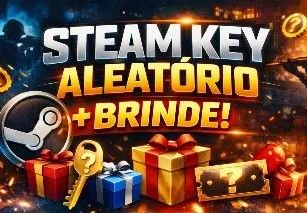 Steam Key aleatório + 1 brinde entrega automática