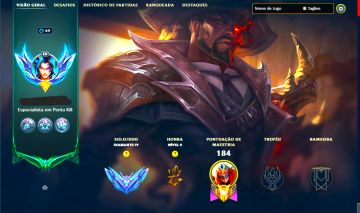 LENDÁRIA LUCIAN VELHO OESTE + [ DIAMANTE COM 65% DE WIN RATE ] + [ TROCA NICK ]
