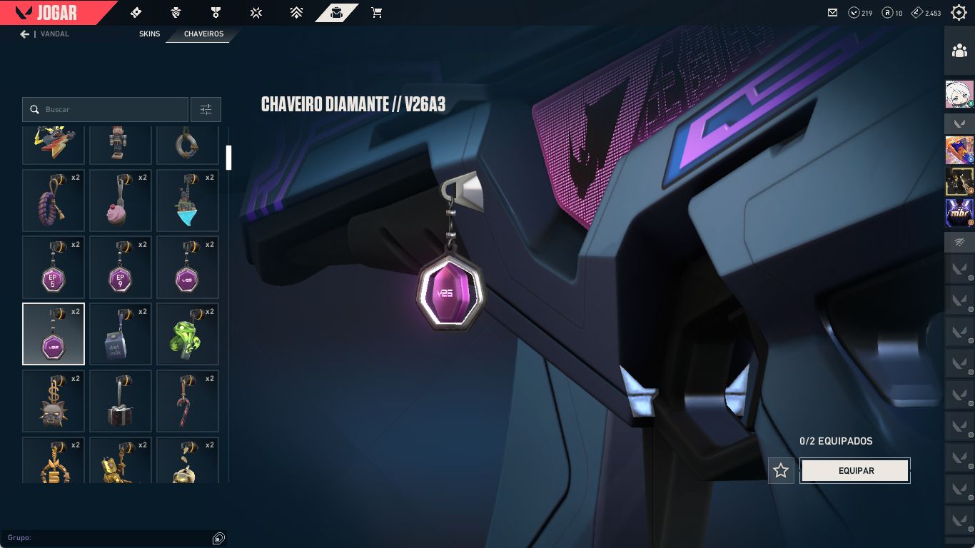 VALORANT Diamante | Nível 334 | +30 Skins | Kuronami, RGX e Facas Premium
