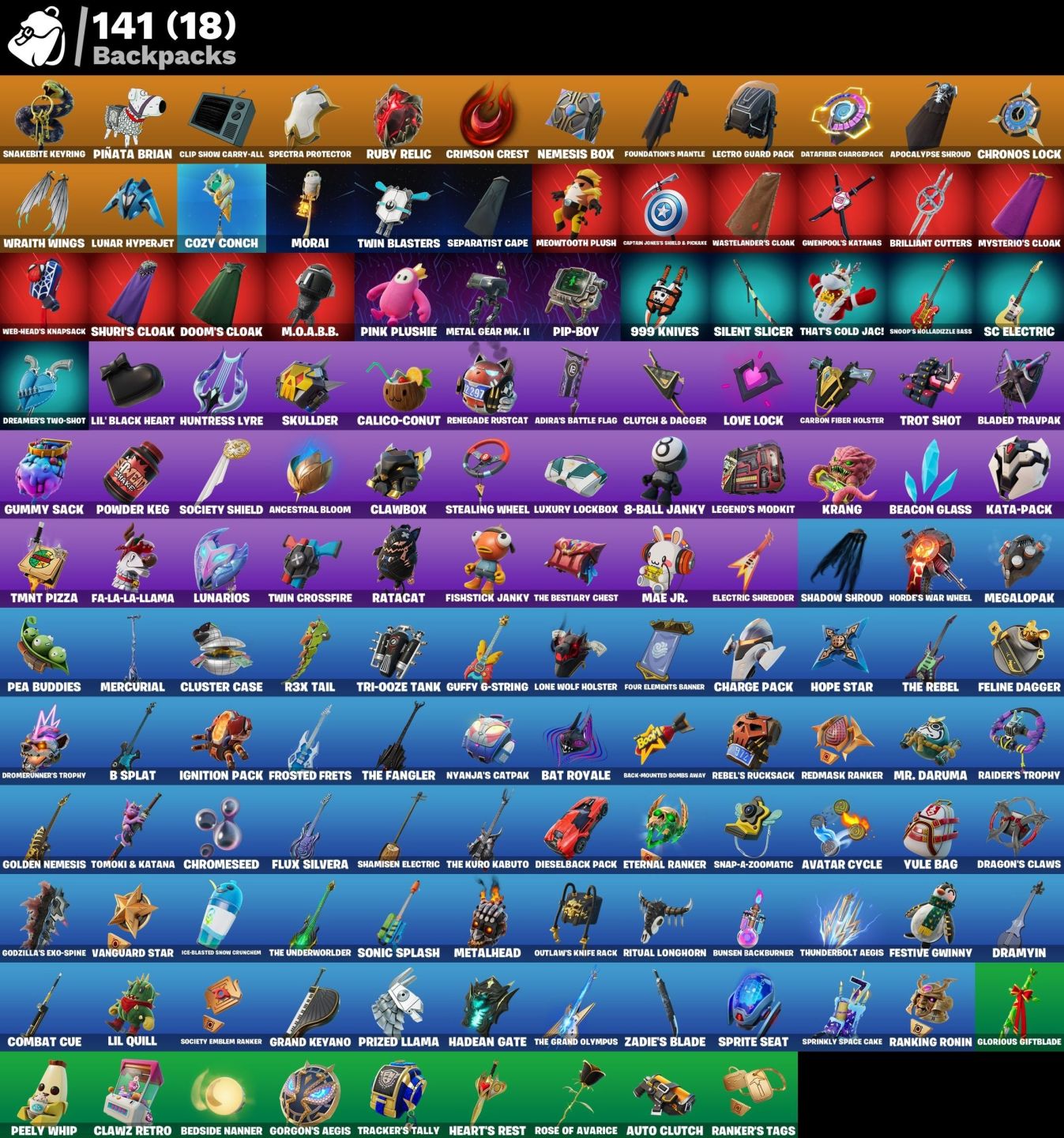 CONTA FORTNITE TOP | 77 SKINS | PETER GRIFFIN | SKINS MARVEL | 45 MAX STYLES e +