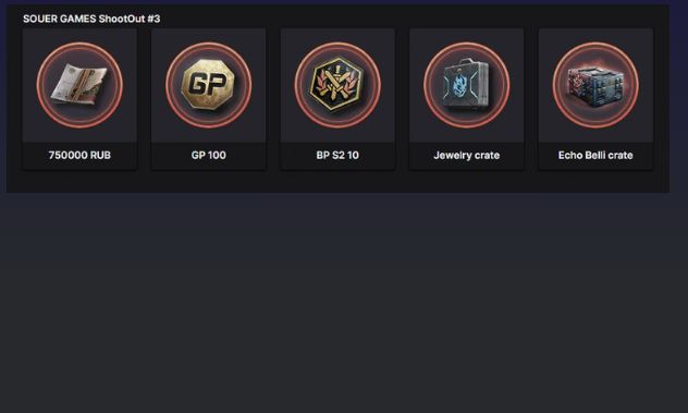 [MENOR PREÇO] Escape From Tarkov: Arena - Twitch Drops - 750000 RUB/GP100 e +