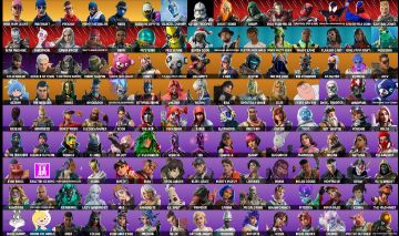 Conta de Fortnite COM Salve o mundo [ 177 skins + 224 picaretas + 265 emotes ]