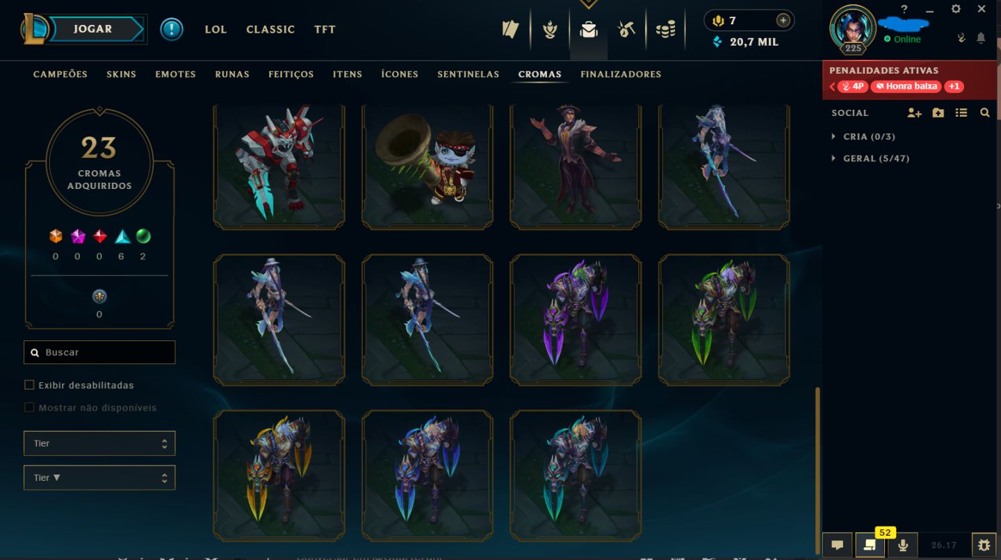 Conta Diamante 2 Win rate de 65% - Ex mestre