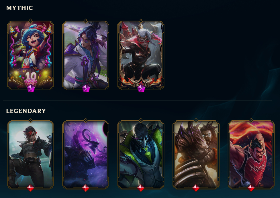 Conta ex challenger || 2 passes || muitas skins