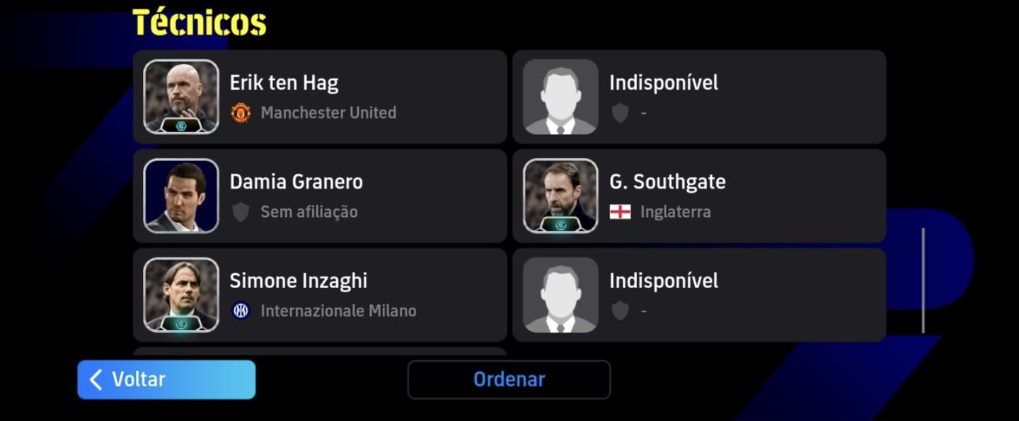Conta efootball muito rara,criada desde o começo do efootball,jogadores antigos