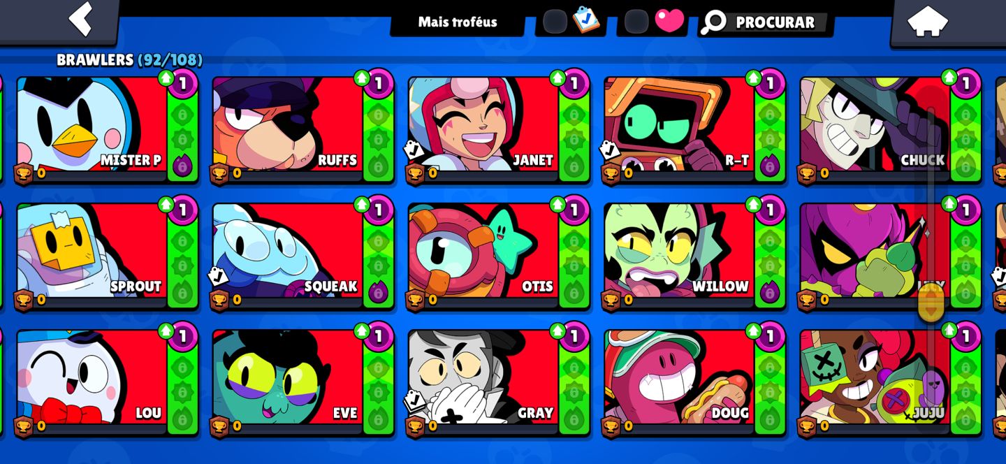 CONTA BRAWL STARS GEMADA!!