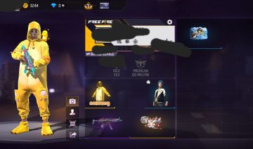 CONTA FF COM NAILOONG + 2 GELOS + MP5 ATRIBUTADA + 2 PRANCHAS + TROCA NICK