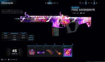 CAMUFLAGEM FOGO ASCENDENTES