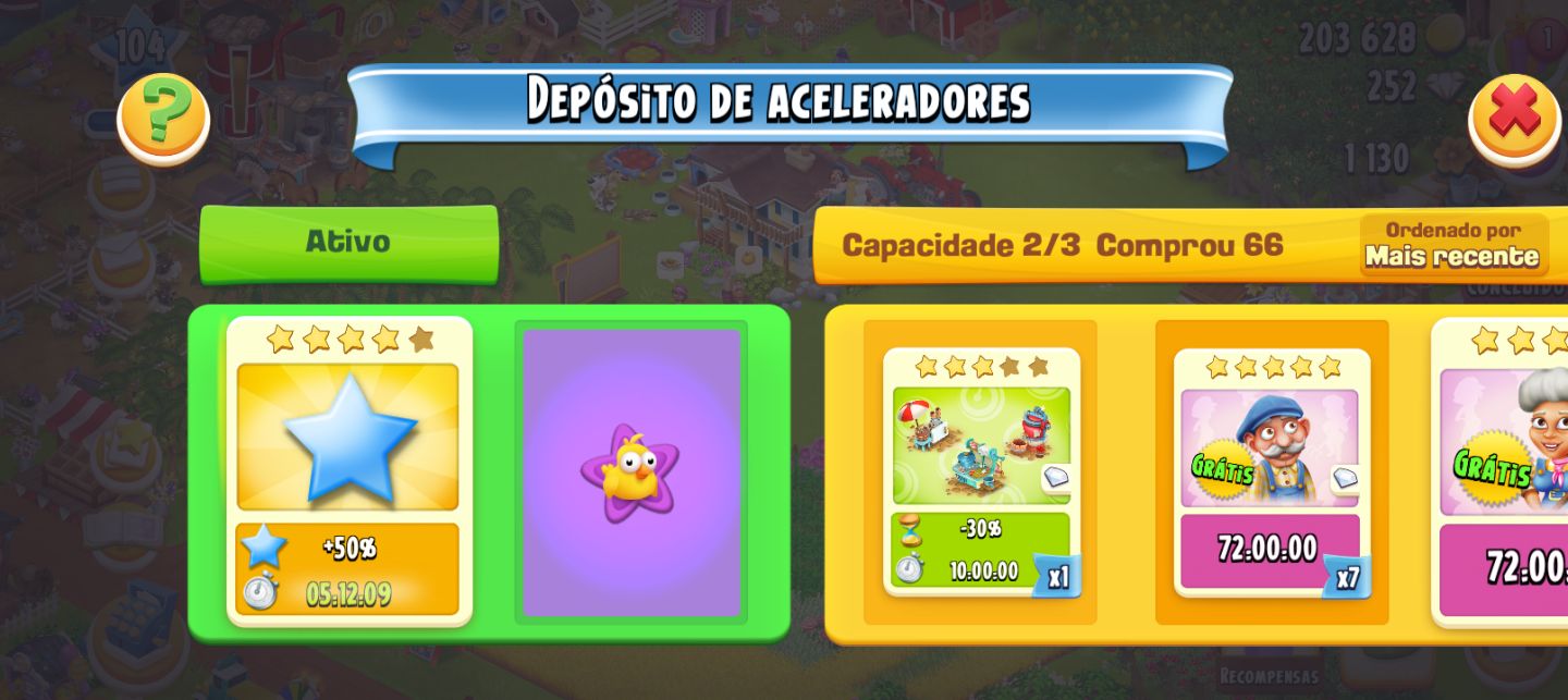 Vende-se Fazenda Hay Day! Nível: 104 (Única dona)