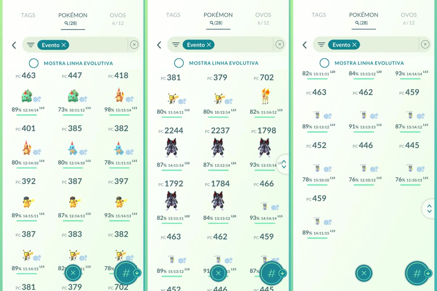 RARIDADE COM ZEKROM SHUNDO MEWTWO SHINY FUNDO E + 5 LENDARIOS SHINY - POKEMON GO