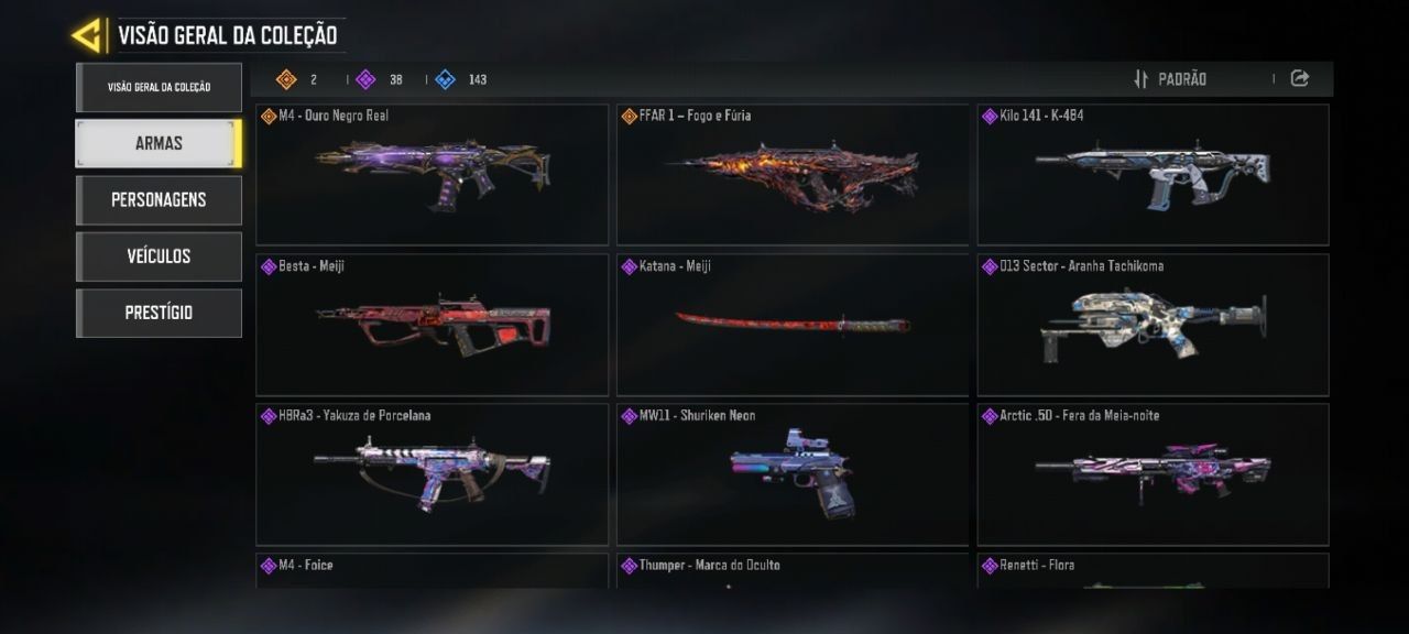 CONTA CALL OF DUTY: MOBILE SKINS E PERSONAGENS VALIOSA!