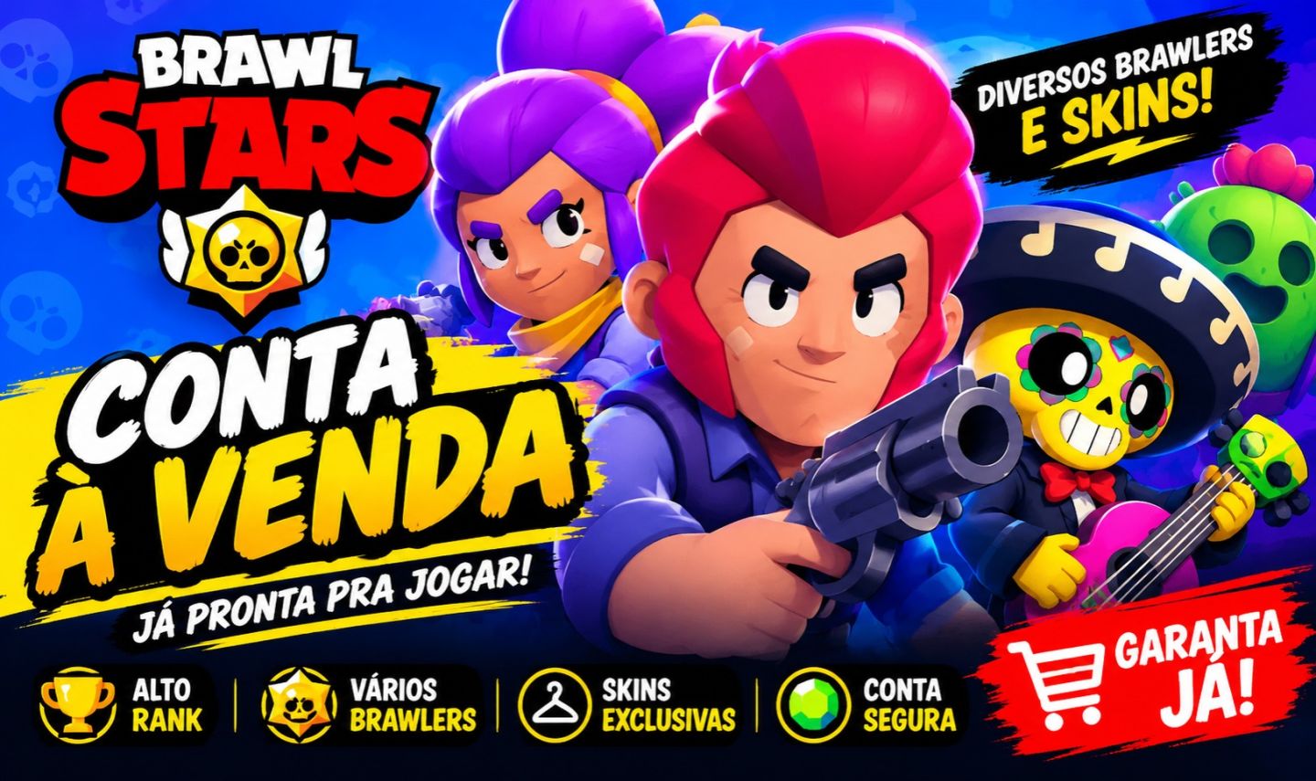 Venda de conta Brawl stars!