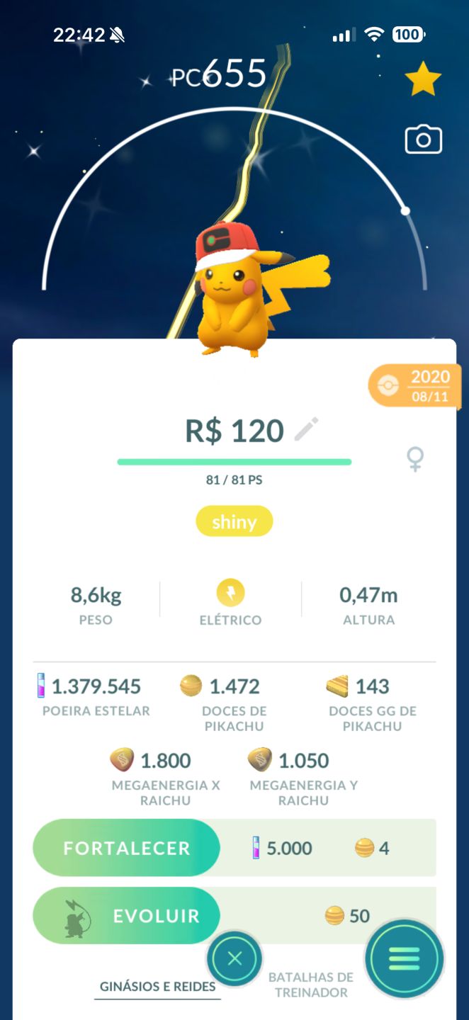 POKÉMON LENDÁRIO SHINY SUPER RARO