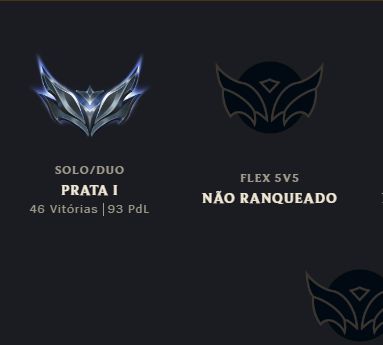 CONTA DE LOL NIVEL 163 ELO: PRATA