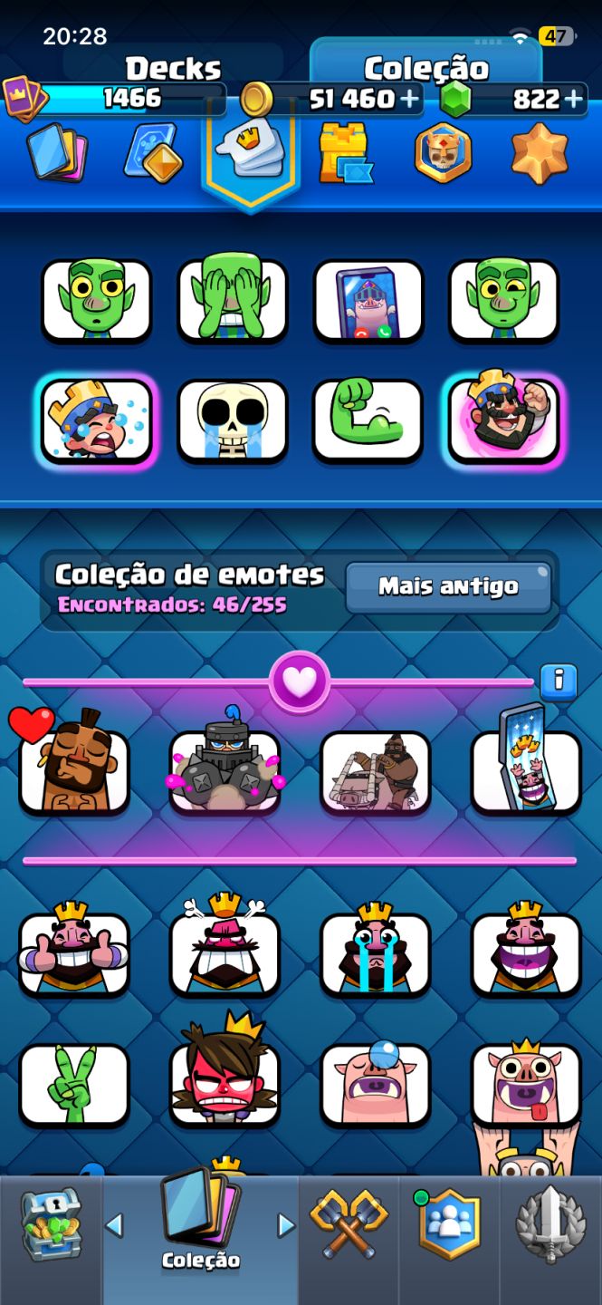 CONTA CLASH ROYALE 9.793 TROFÉUS | 121/122 CARTAS | EVOLUTIVAS | LVL 15 | 822 GE