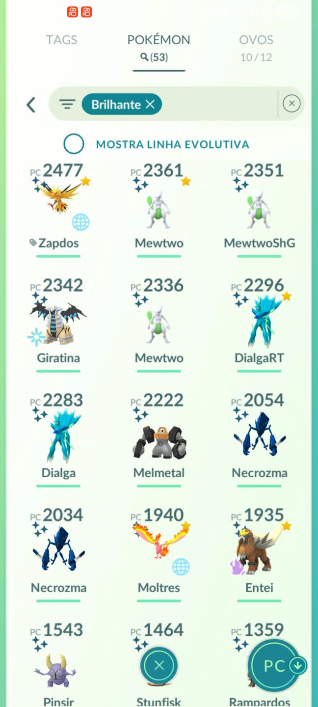 Conta Pokemon Go Elite