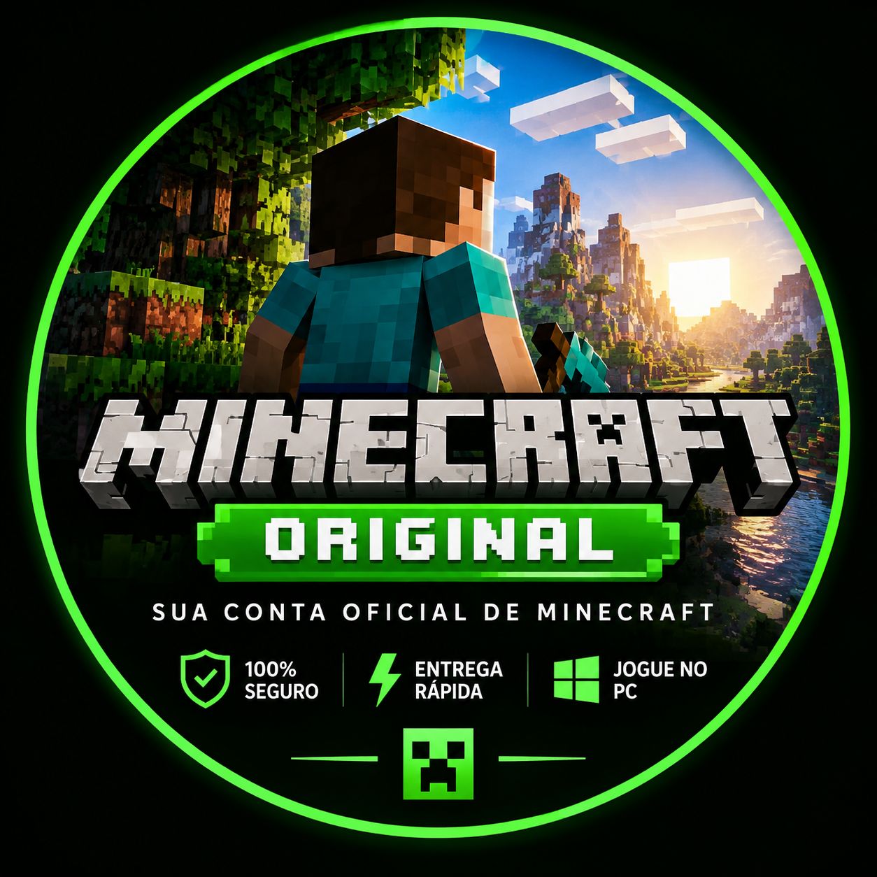 MINECRAFT ORIGINAL FULL ACESSO (JAVA & BEDROCK) | HYPIXEL | CONTA PERMANENTE